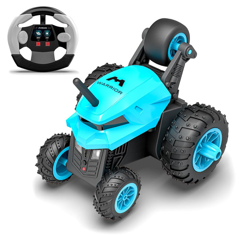Mirana Warrior 360 Rotating Stunt RC Car - Sky Blue