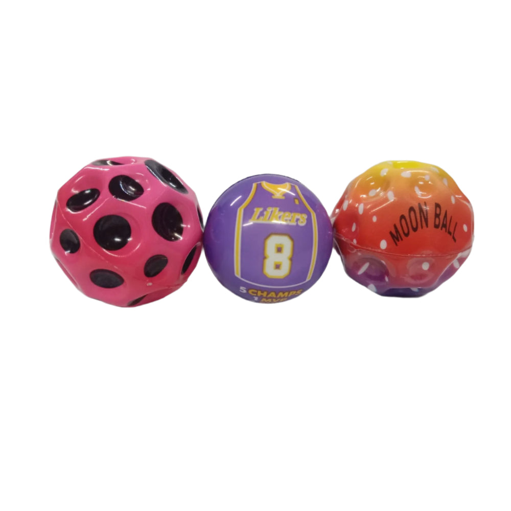 Mittal Sport Moon Ball Pack of 3 - Multi Color