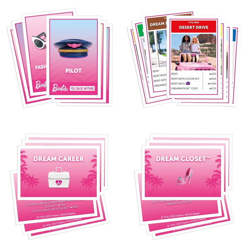 Monopoly: Barbie Edition Board Game