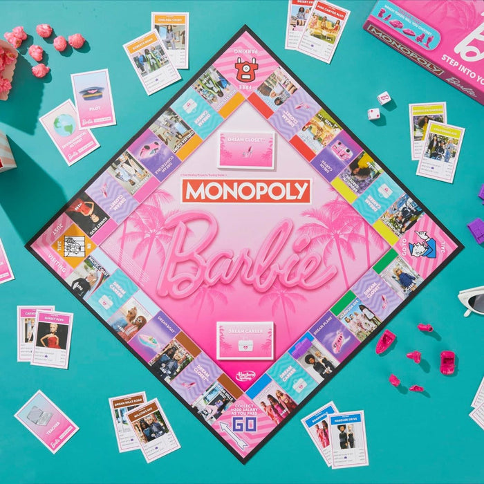 Monopoly: Barbie Edition Board Game-Board Games-Hasbro-Toycra