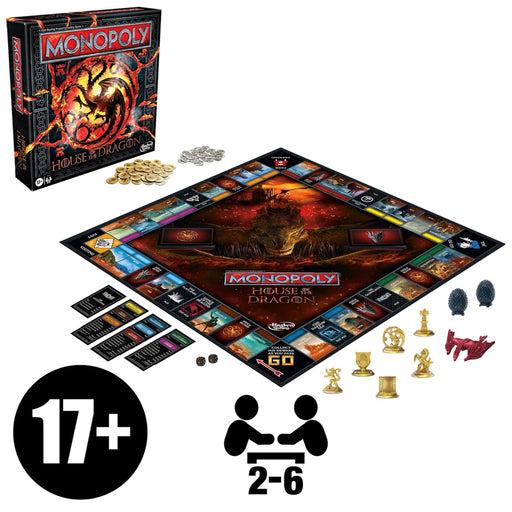 Monopoly House of The Dragon Edition Board Game-Board Games-Hasbro-Toycra