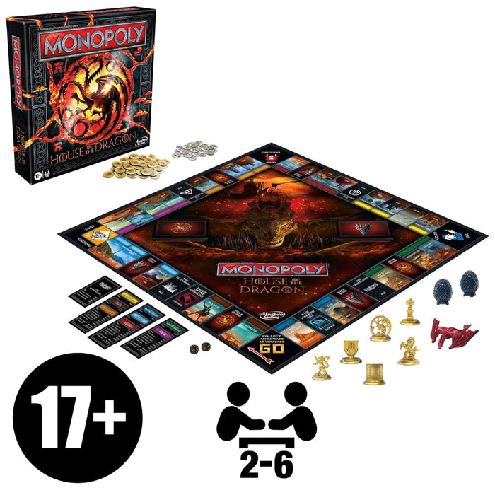 Monopoly House of The Dragon Edition Board Game-Board Games-Hasbro-Toycra