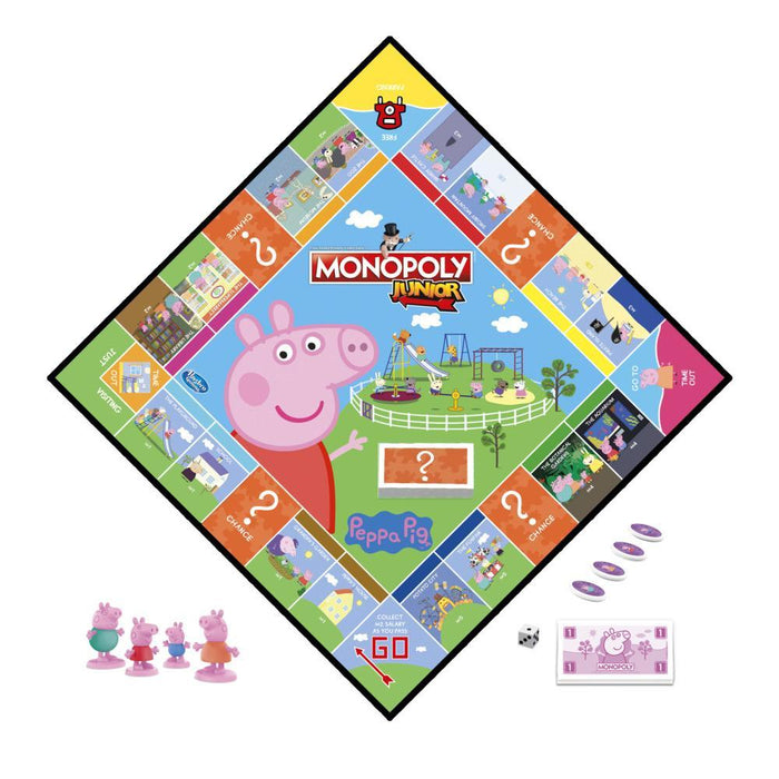 Monopoly Junior Peppa Pig Edition Board Game-Board Games-Peppa Pig-Toycra