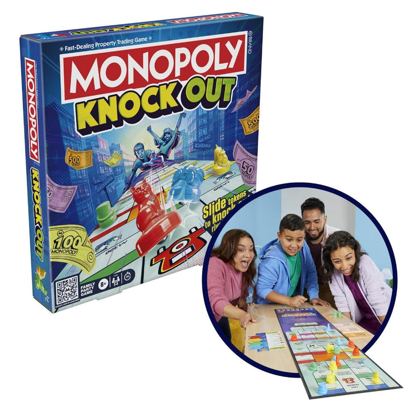Monopoly Knockout Family Party Game