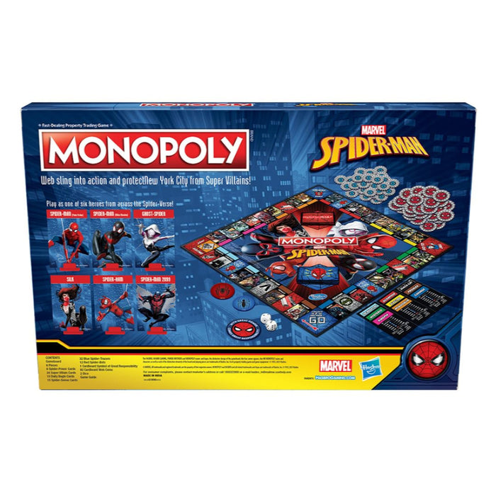 Monopoly Marvel Spider-Man Edition Board Game-Board Games-Hasbro-Toycra