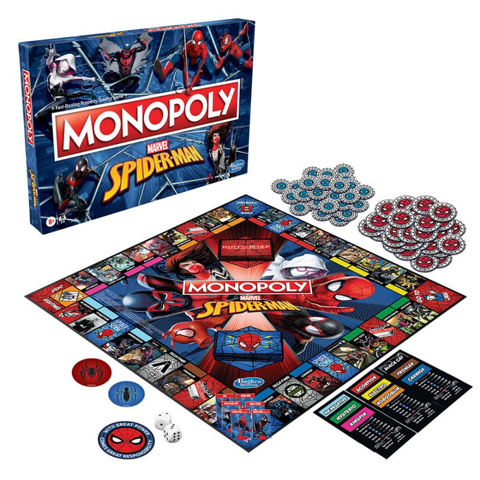 Monopoly Marvel Spider-Man Edition Board Game-Board Games-Hasbro-Toycra