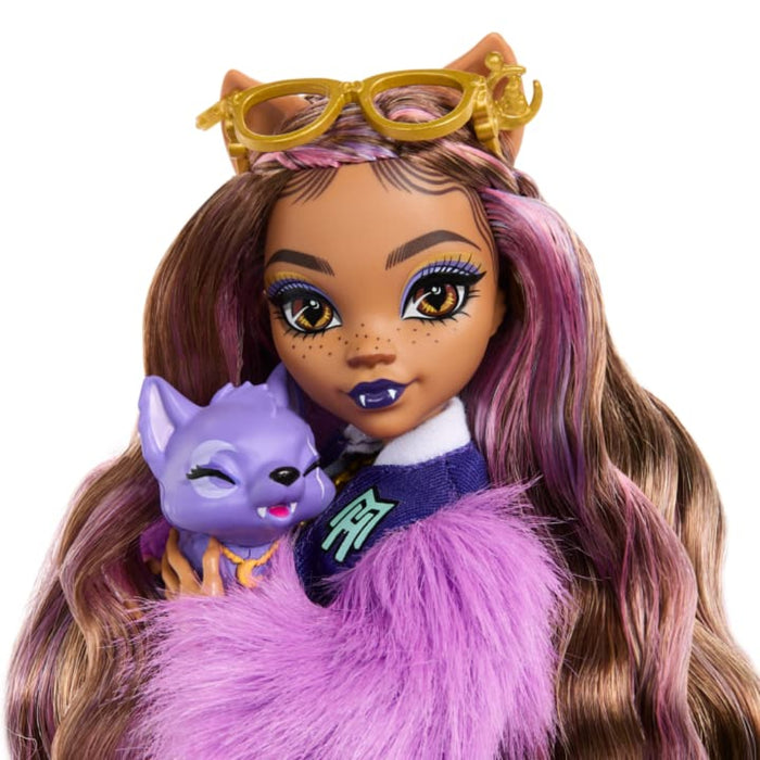 Monster High Clawdeen Wolf Fashion Doll With Pet Dog Crescent And Accessories-Dolls-Mattel-Toycra