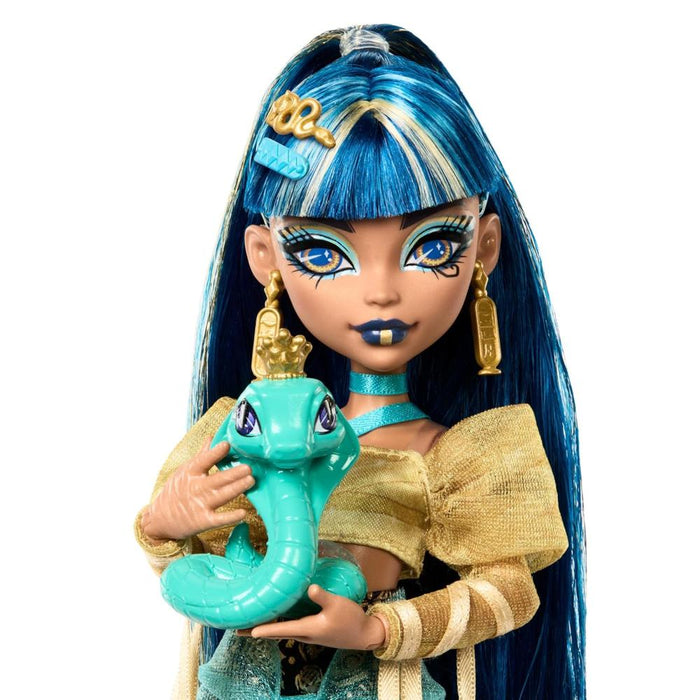 Monster High Cleo De Nile Fashion Doll With Pet Hissette And Accessories-Dolls-Mattel-Toycra