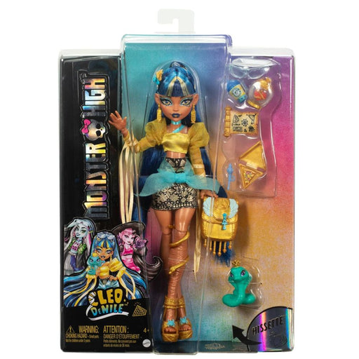 Monster High Cleo De Nile Fashion Doll With Pet Hissette And Accessories-Dolls-Mattel-Toycra