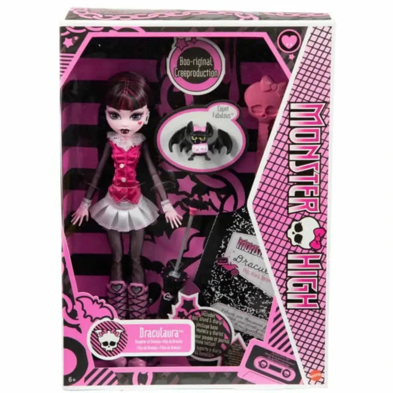 Monster High Draculaura Reproduction Doll With Doll Stand & Accessories