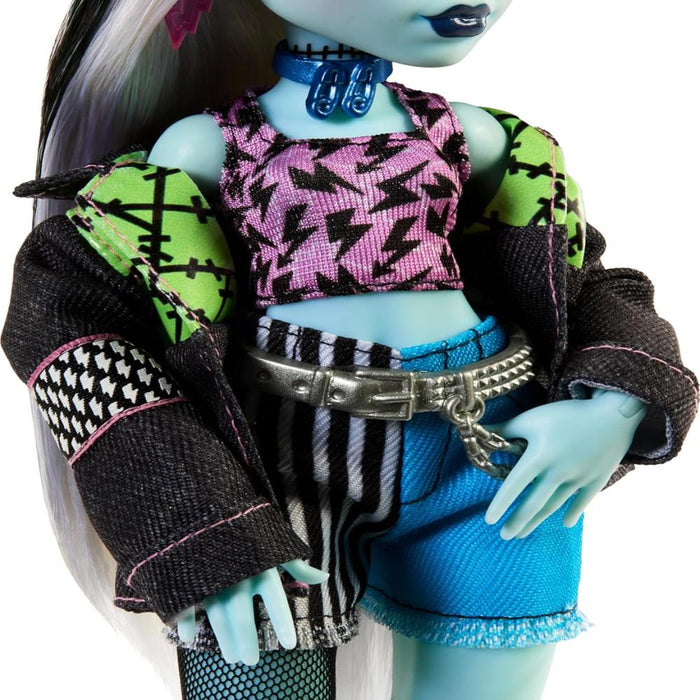 Monster High Frankie Stein Fashion Doll With Pet Watzie And Accessories-Dolls-Mattel-Toycra