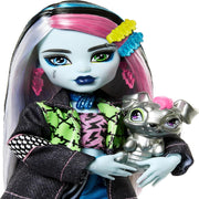 Monster High Frankie Stein Fashion Doll With Pet Watzie And Accessories