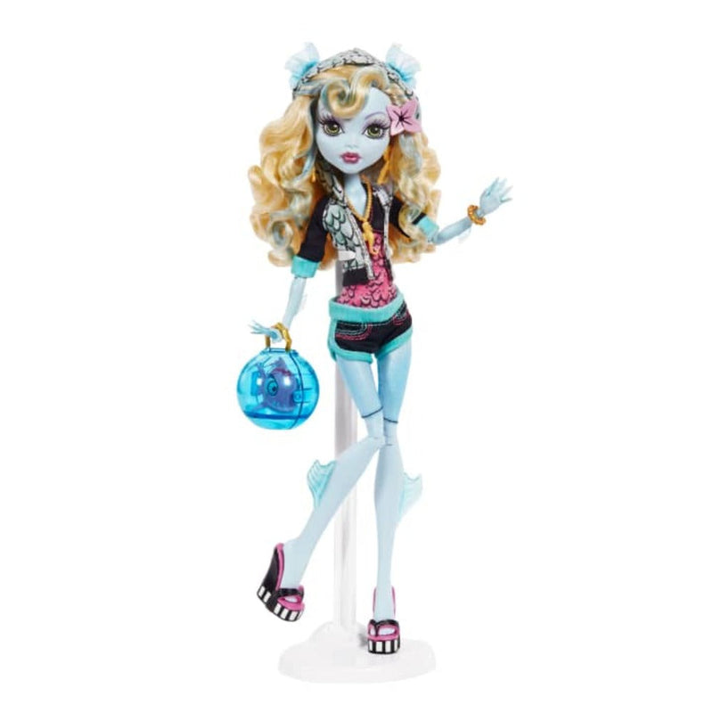 Monster High Lagoona Blue Reproduction Doll With Doll Stand & Accessories