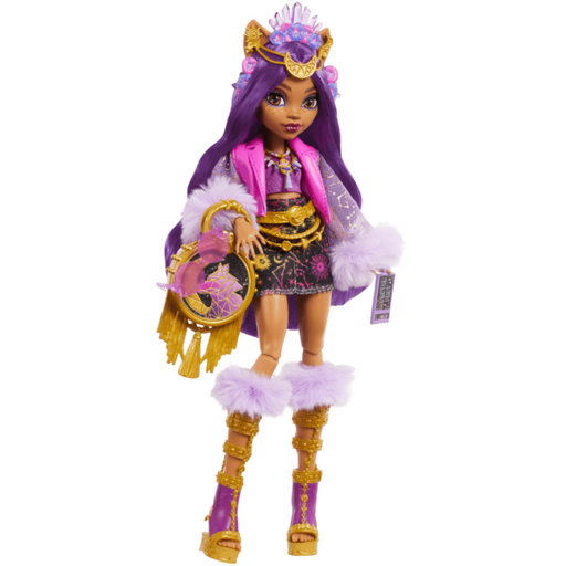 Monster High Monster Fest Clawdeen Wolf Fashion Doll With Festival Outfit, Band Poster And Accessories-Dolls-Mattel-Toycra