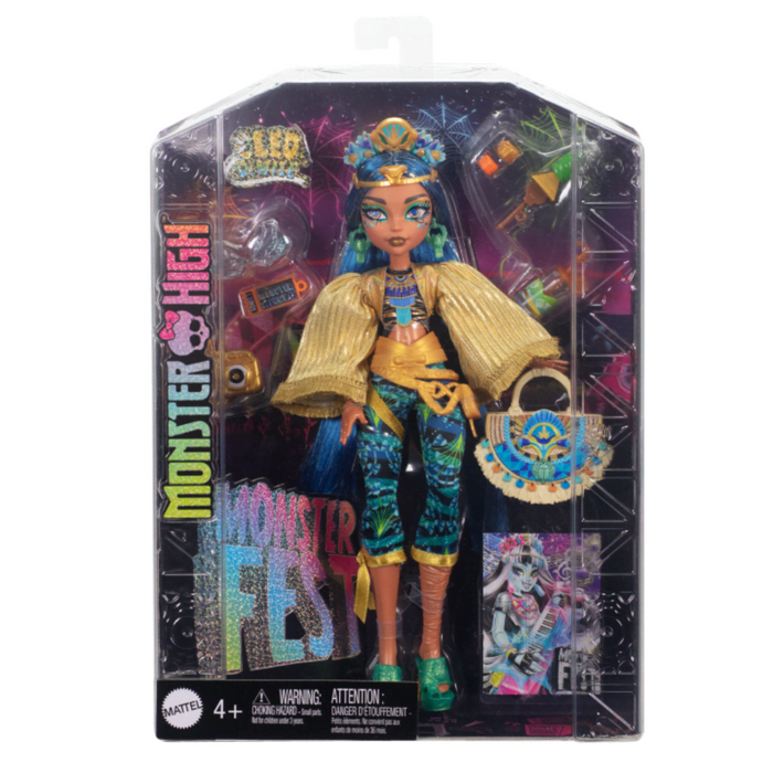 Monster High Monster Fest Cleo De Nile Fashion Doll With Festival Outf Toycra