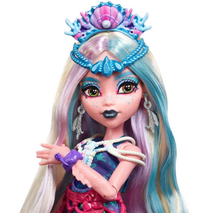 Monster High Monster Fest Lagoona Blue Fashion Doll With Festival Outfit, Band Poster And Accessories-Dolls-Mattel-Toycra