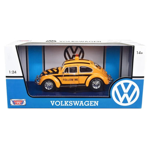 Motor Max 1966 Volkshwagen Beetle Follow Me-Vehicles-Motormax-Toycra