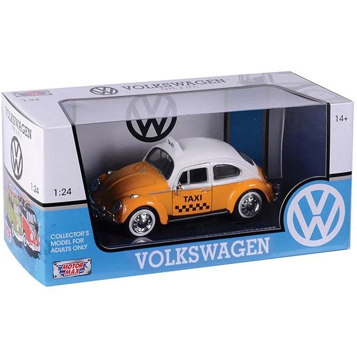 Motormax 1/24 Scale 1966 Volkswagen Beetle Diecast Scale Model-Vehicles-Motormax-Toycra