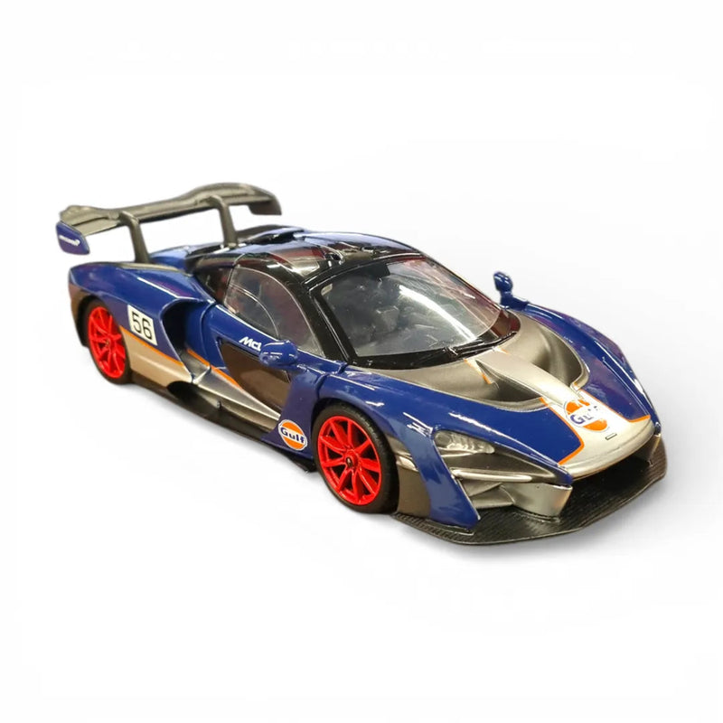 Motormax 1/24 Scale GT Racing – Mclaren Senna Gulf Series Diecast Scale Model