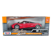 Motormax 1/24 Scale Pagani Huayra Diecast Scale Model (Red)