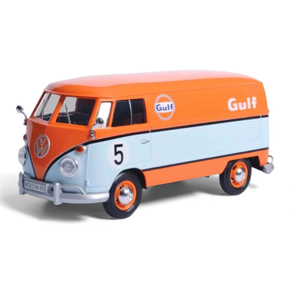 Motormax 1/24 Scale Type 2 (T1) Delivery Van #5 “Gulf Orange and Light ...