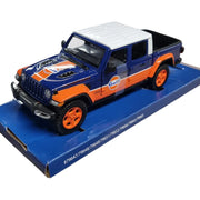 Motormax 1/27 Scale 2021 Jeep Gladiator Rubicon with Gulf Livery Diecast Scale Model