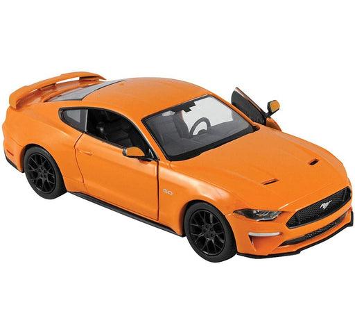 Motormax 2018 Ford Mustang 1:24 - Orange-Vehicles-Motormax-Toycra