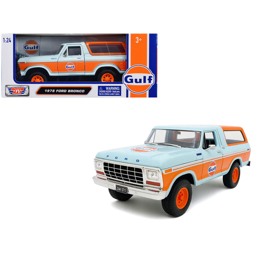 Motormax 79662GULF 1978 Ford Bronco-Vehicles-Motormax-Toycra