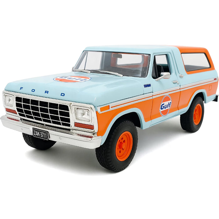 Motormax 79662GULF 1978 Ford Bronco-Vehicles-Motormax-Toycra