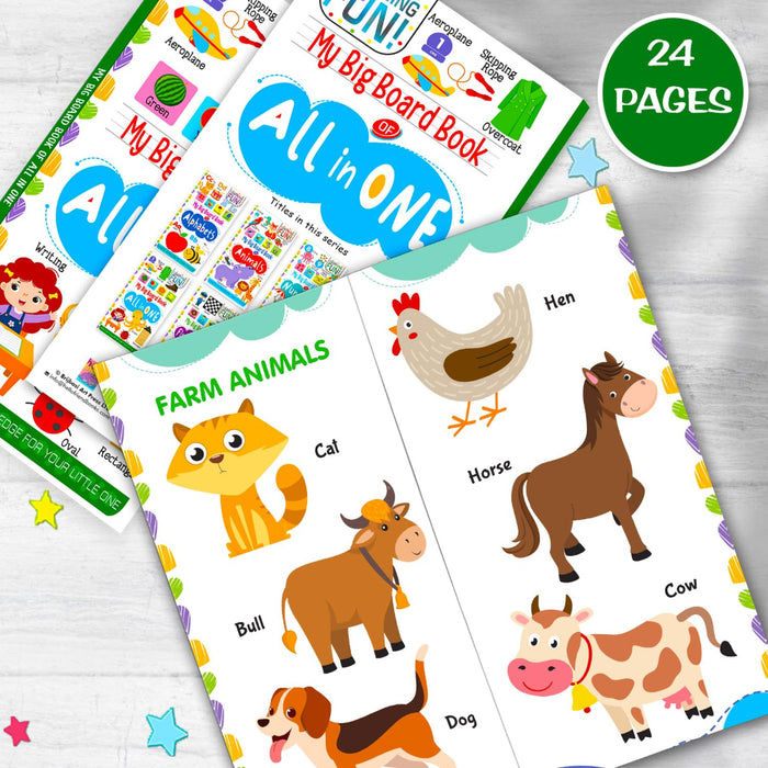 My Big Board Book Of All In One-Board Book-Hello Friend-Toycra