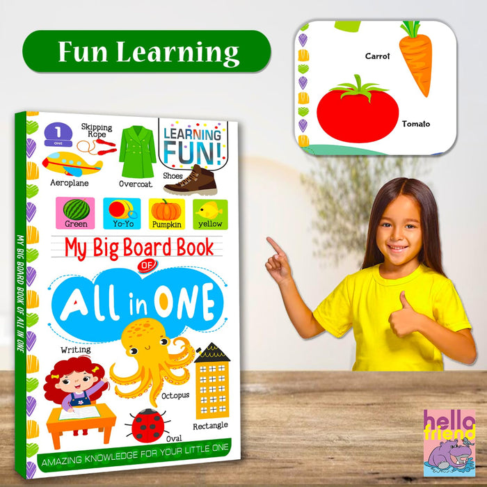My Big Board Book Of All In One-Board Book-Hello Friend-Toycra