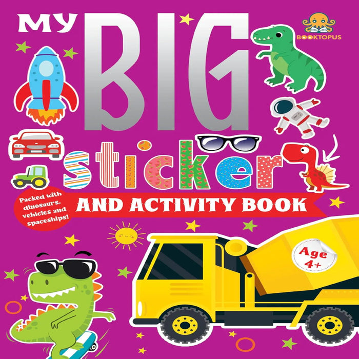 My Big Sticker And Activity Books-Activity Books-Booktopus-Toycra