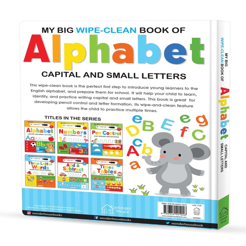 My Big Wipe And Clean Book of Alphabet