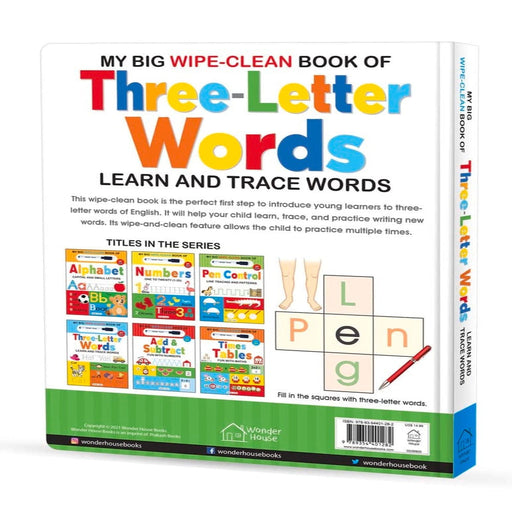 My Big Wipe Clean Book-Activity Books-WH-Toycra
