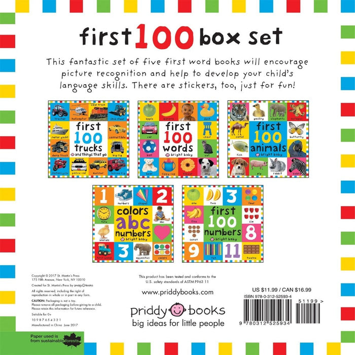 My First 100 Box Set-Picture Book-Pan-Toycra