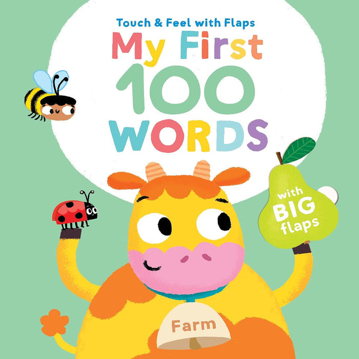 My First 100 Words Touch & Feel With Flaps-Board Book-Toycra Books-Toycra