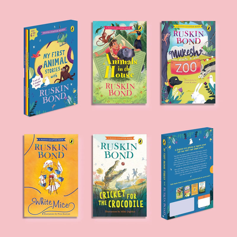 My First Animal Stories With Ruskin Bond Boxset (Set of 4 Books )- (Age : 6 Years+)