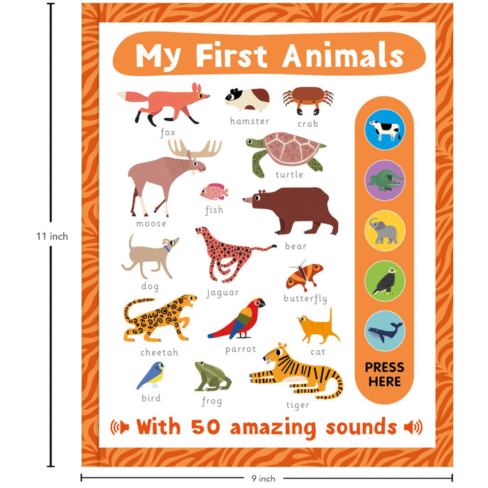 My First Animals Sound Book-Sound Book-Pp-Toycra