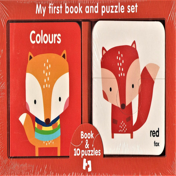 My First Book And Puzzle Set-Board Book-Toycra Books-Toycra