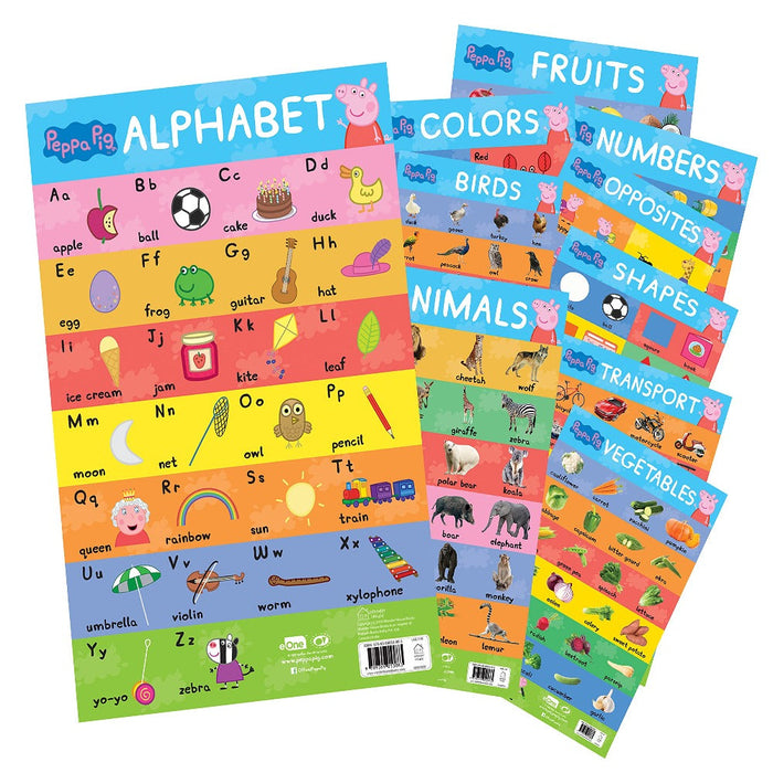 My First Early Learning Charts (10 Charts)-Activity Books-WH-Toycra