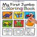 My First Jumbo Coloring Book-Activity Books-Priddy Books-Toycra