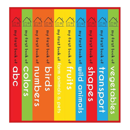 My First Library Books (Set Of 10 Books)-Board Book-WH-Toycra
