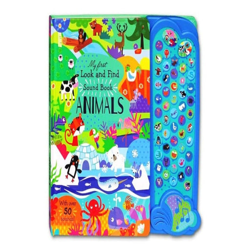 My First Look And Find Sound Book Animals-Sound Book-SBC-Toycra