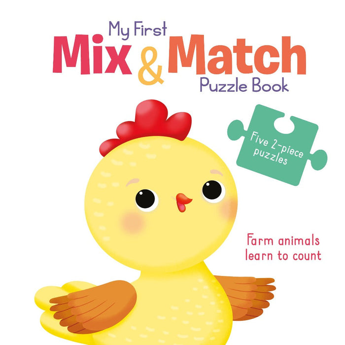 My First Mix & Match Puzzle Book-Board Book-Toycra Books-Toycra