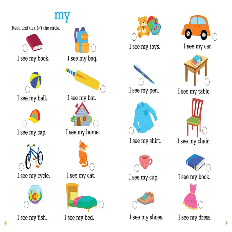 My First Sight Words And Sentences Level - 1