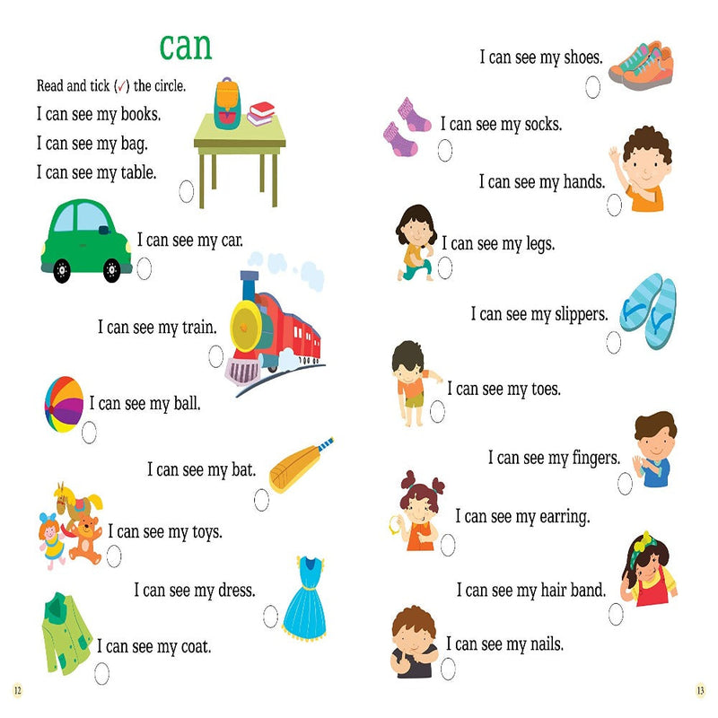 My First Sight Words And Sentences Level - 1