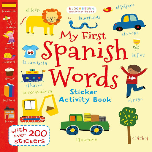 My First Spanish Words Sticker Activity Books-Activity Books-Bl-Toycra
