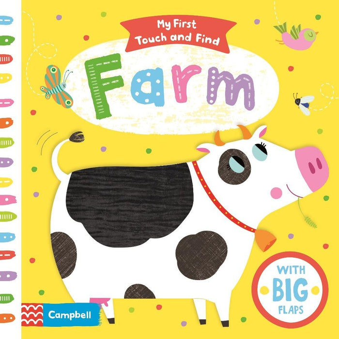 My First Touch And Find Farm-Board Book-Pan-Toycra