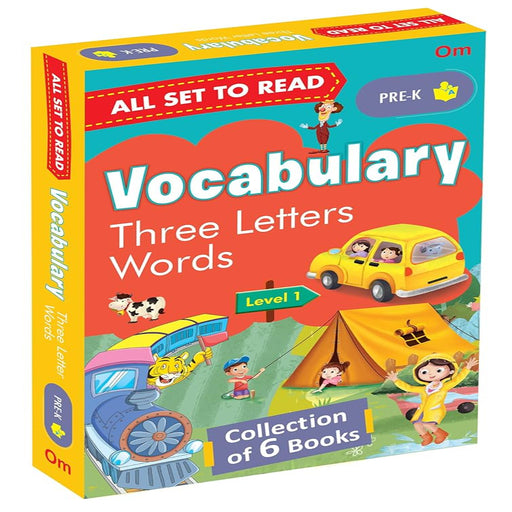 My First Vocabulary Building Pack-Three Letter Words (Set Of 6 Books)-Phonics Book-Ok-Toycra