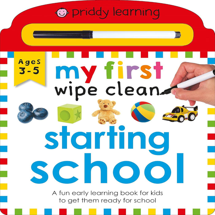 My First Wipe Clean Book-Activity Books-Priddy Books-Toycra